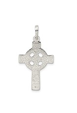 Silver Polished Celtic Cross Pendant