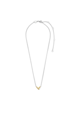 Yellow Gold Plated Essential V Necklace- 3990SY/42