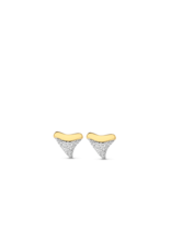 Edgy Pave Shark Tooth Stud Earrings- 7887ZY