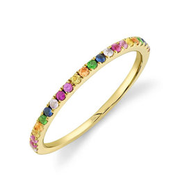 14K Y/G Multicolor Stackable Ring