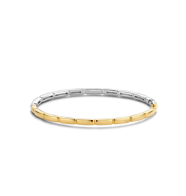 14K Yellow Gold Bezel Diamond Latch Lock Bangle Bracelet, Miami Lakes -  Snow's Jewelers Miami Lakes