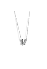 Minimalistic Pave X Necklace- 34003ZI/42