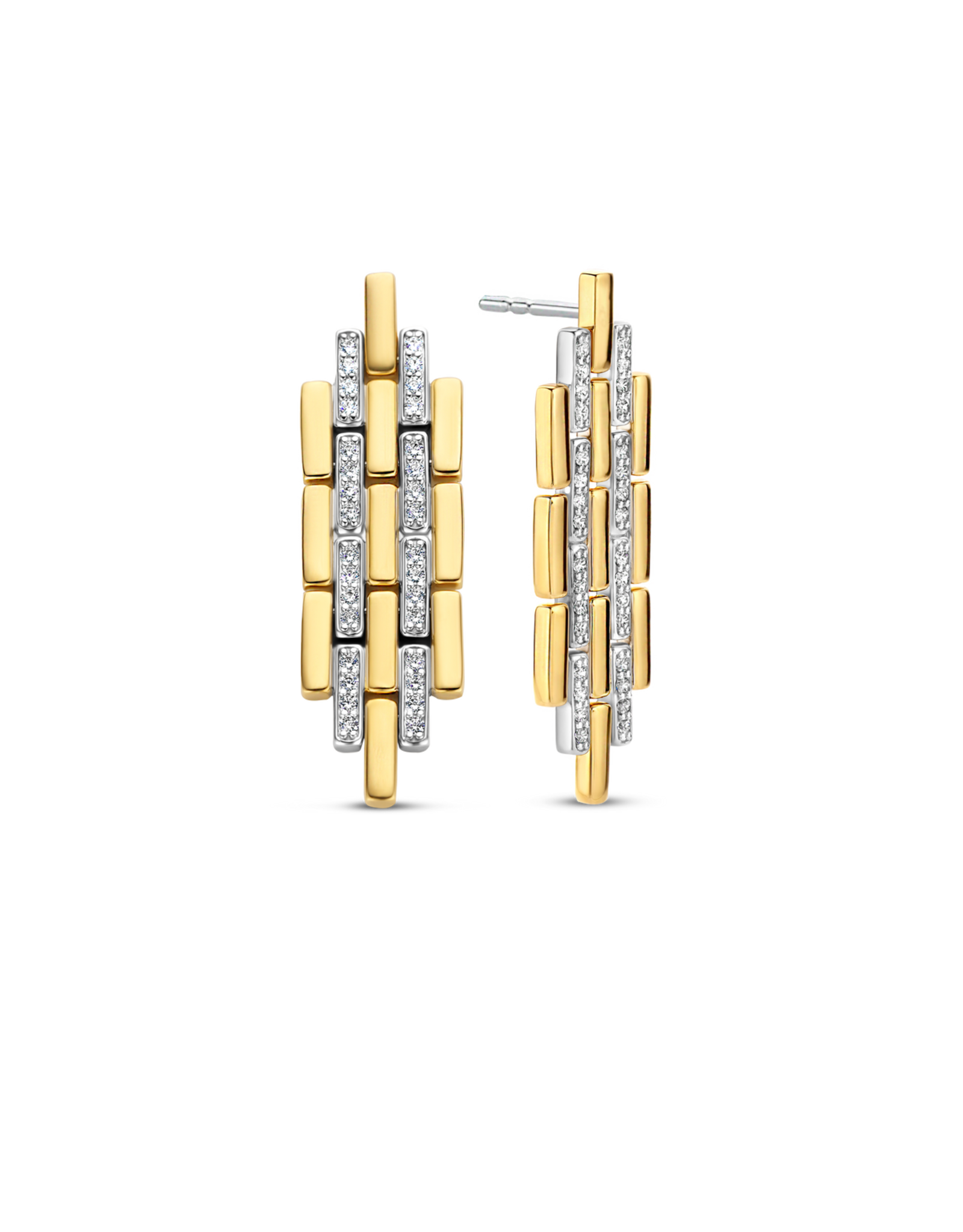 Art Deco Waterfall Statement Earrings- 7891ZY