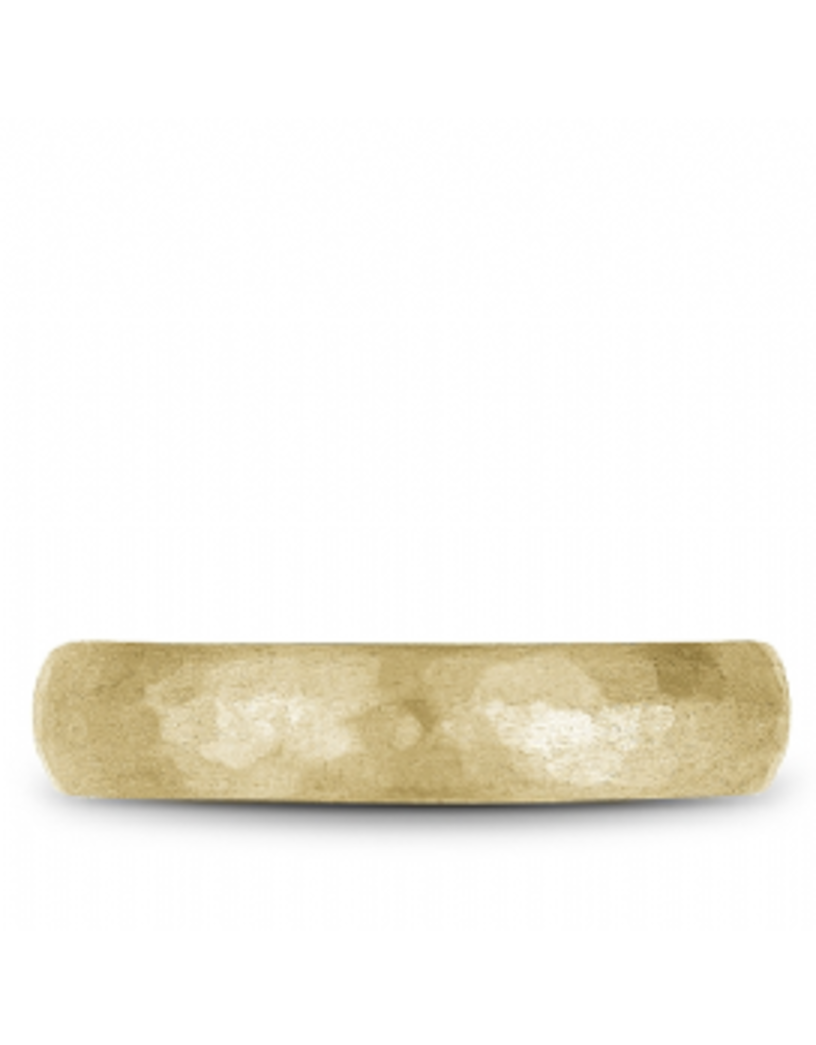 14K Yellow Gold Hammered Band - 5mm