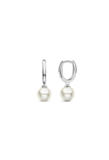 Single Pearl Dangle Earrings- 7939PW