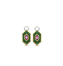 Malachite Earring Charms