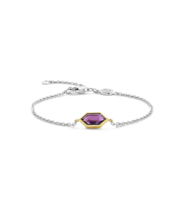 Geometric Purple Bracelet