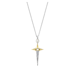 Pearl Cross Necklace