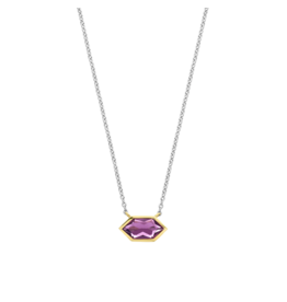 Geometric Purple Necklace