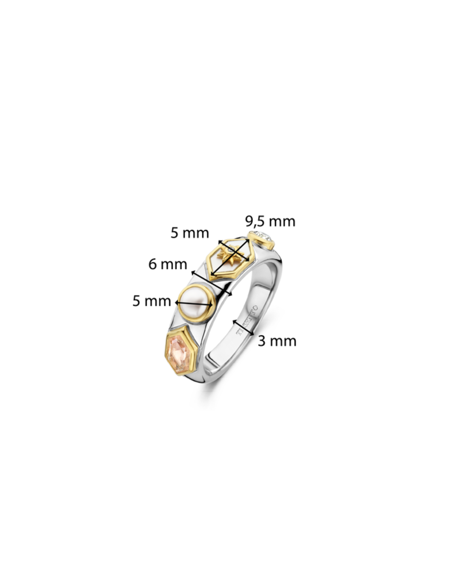 Mother of Pearl Jeweled Band- 12314NU/54