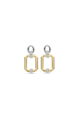 7920ZY- Yellow Plated Geometric Shaped Earrings