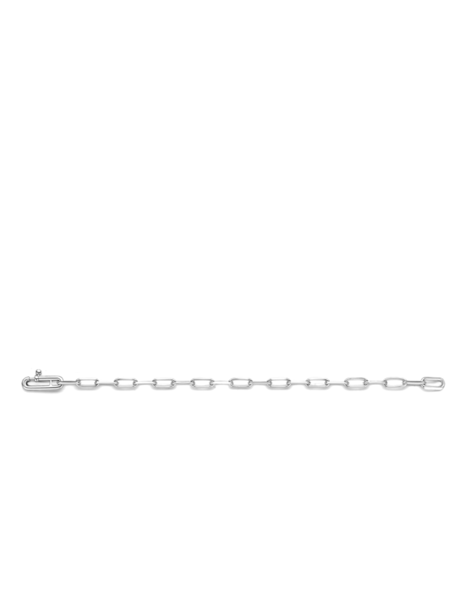 23018SI- Silver Lightweight Paperclip Bracelet