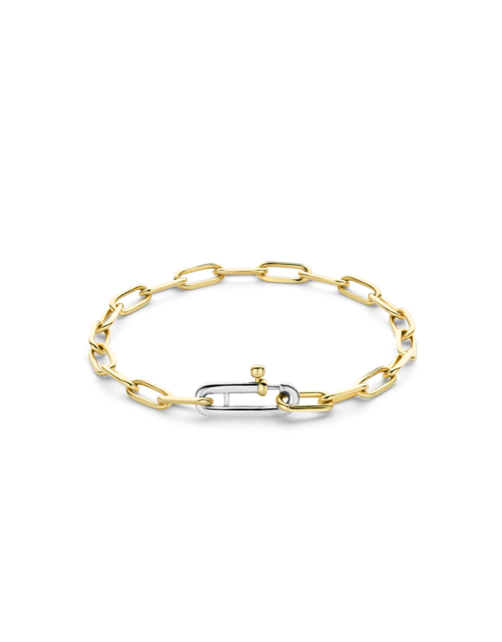 Yellow Plated Lightweight Bracelet- 23018SY