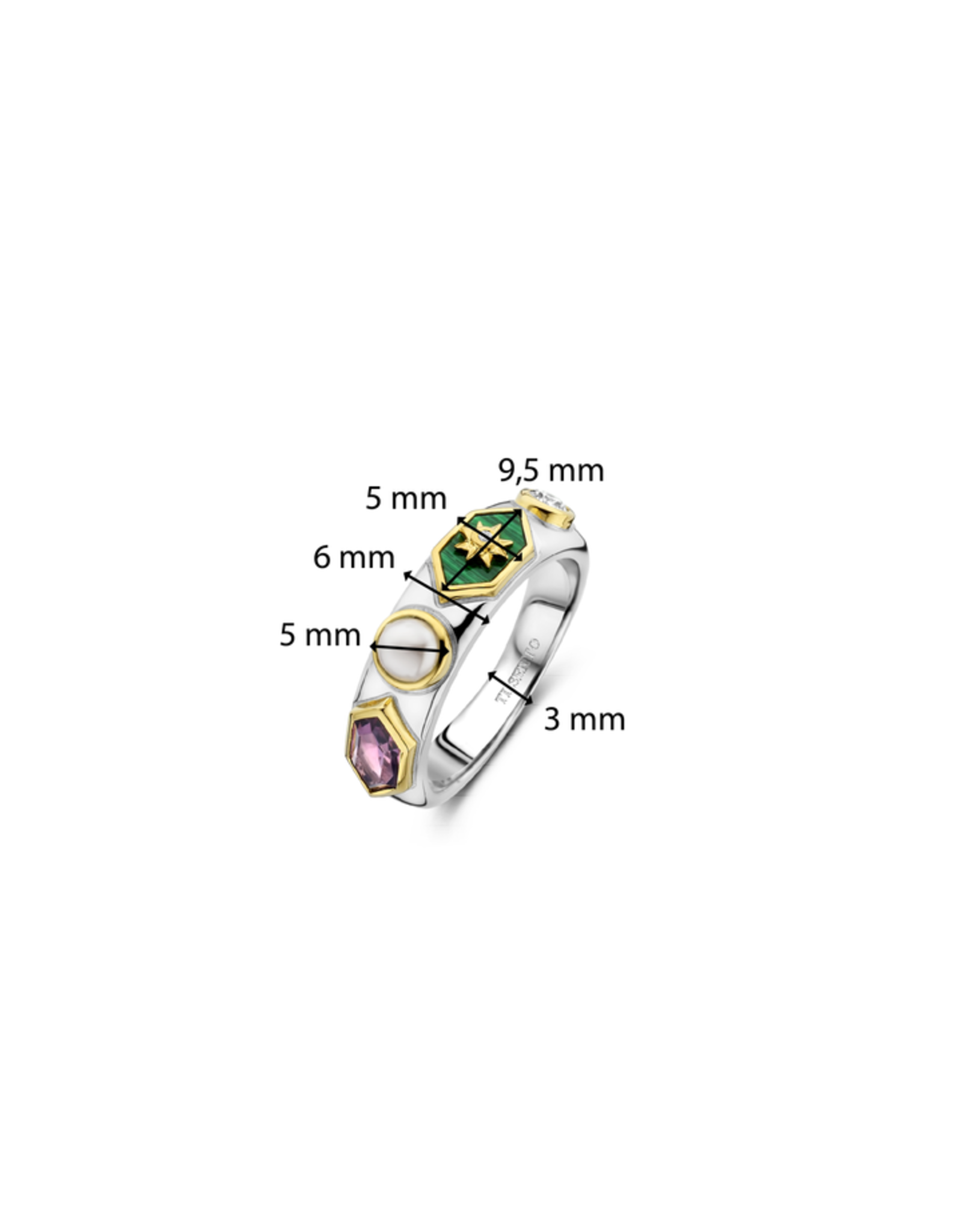 Malachite Jeweled Band- 12314PU/56