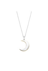 Pearl Crescent Moon Pendant