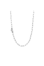 Silver Lightweight Paperclip Necklace