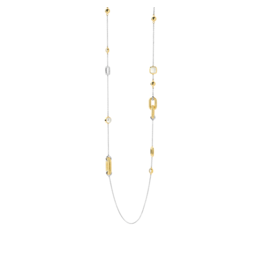Long Gold-Plated Accented Necklace