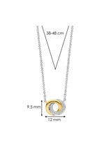 Two-tone infinity Necklace
