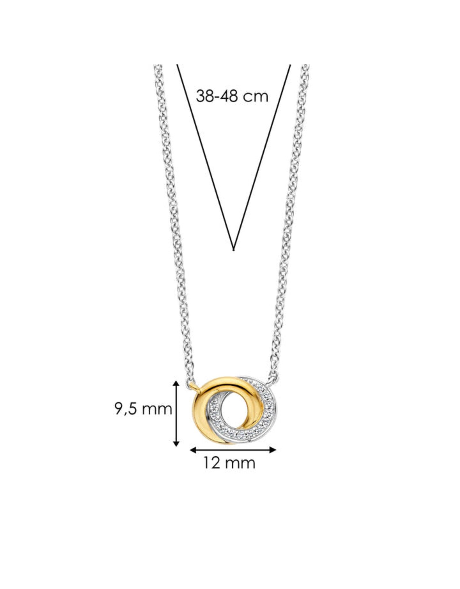 Two-tone infinity Necklace