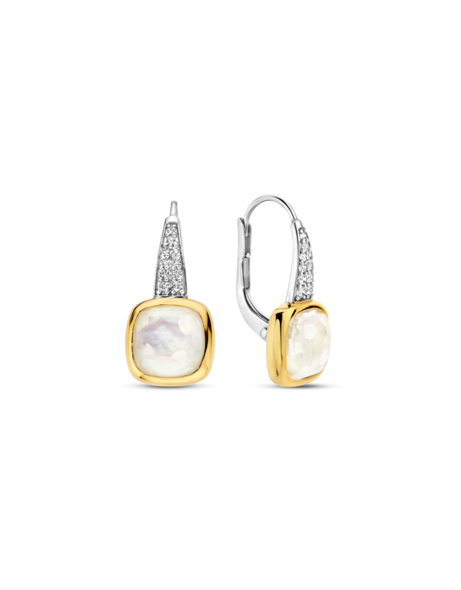 Mother of Pearl Earrings with Lever Backs