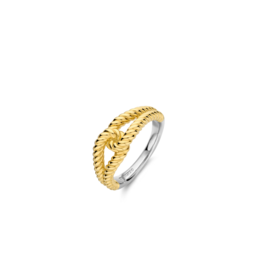 Gold Plated Entwined Knot Ring