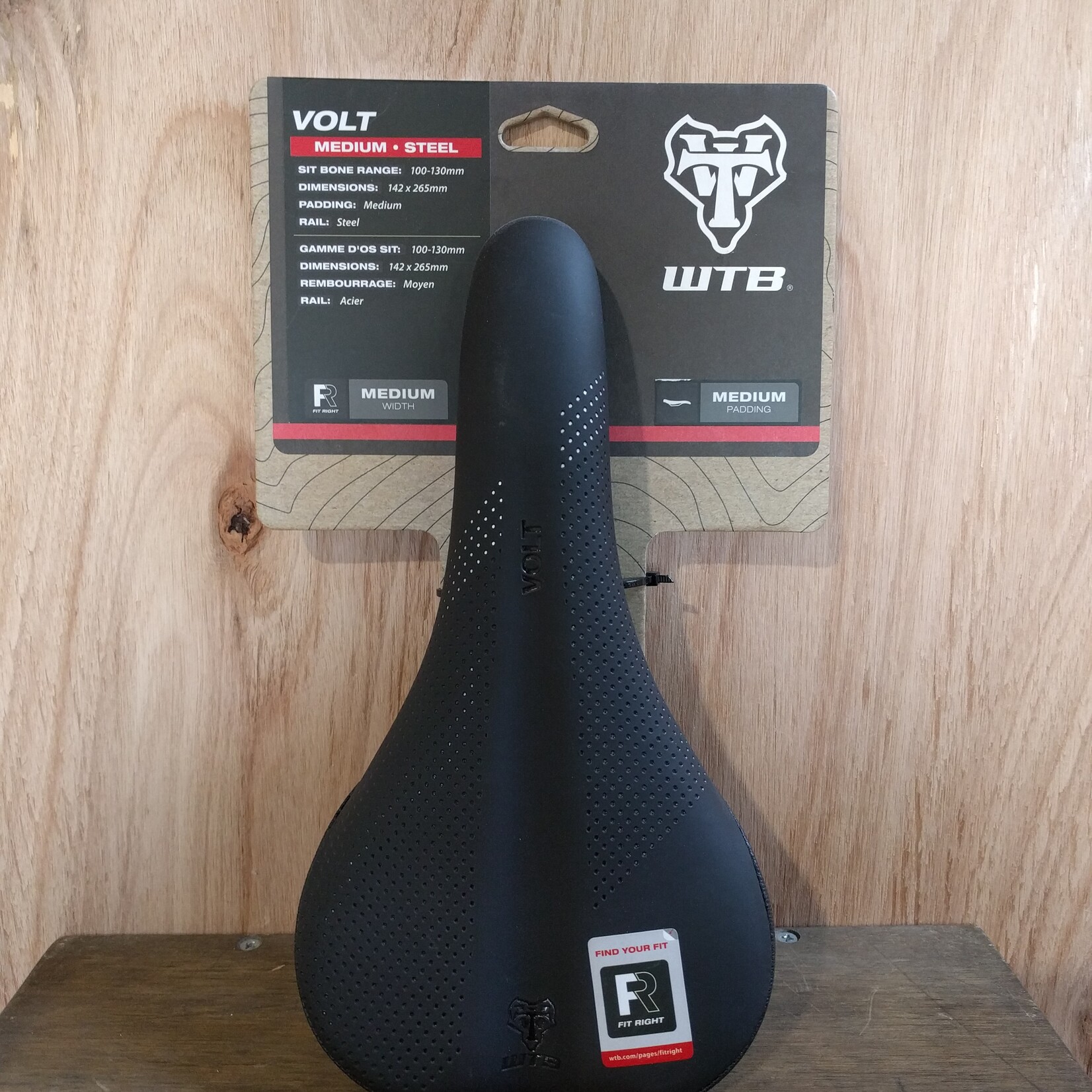 WTB WTB Volt Saddle - Steel, Black, Medium