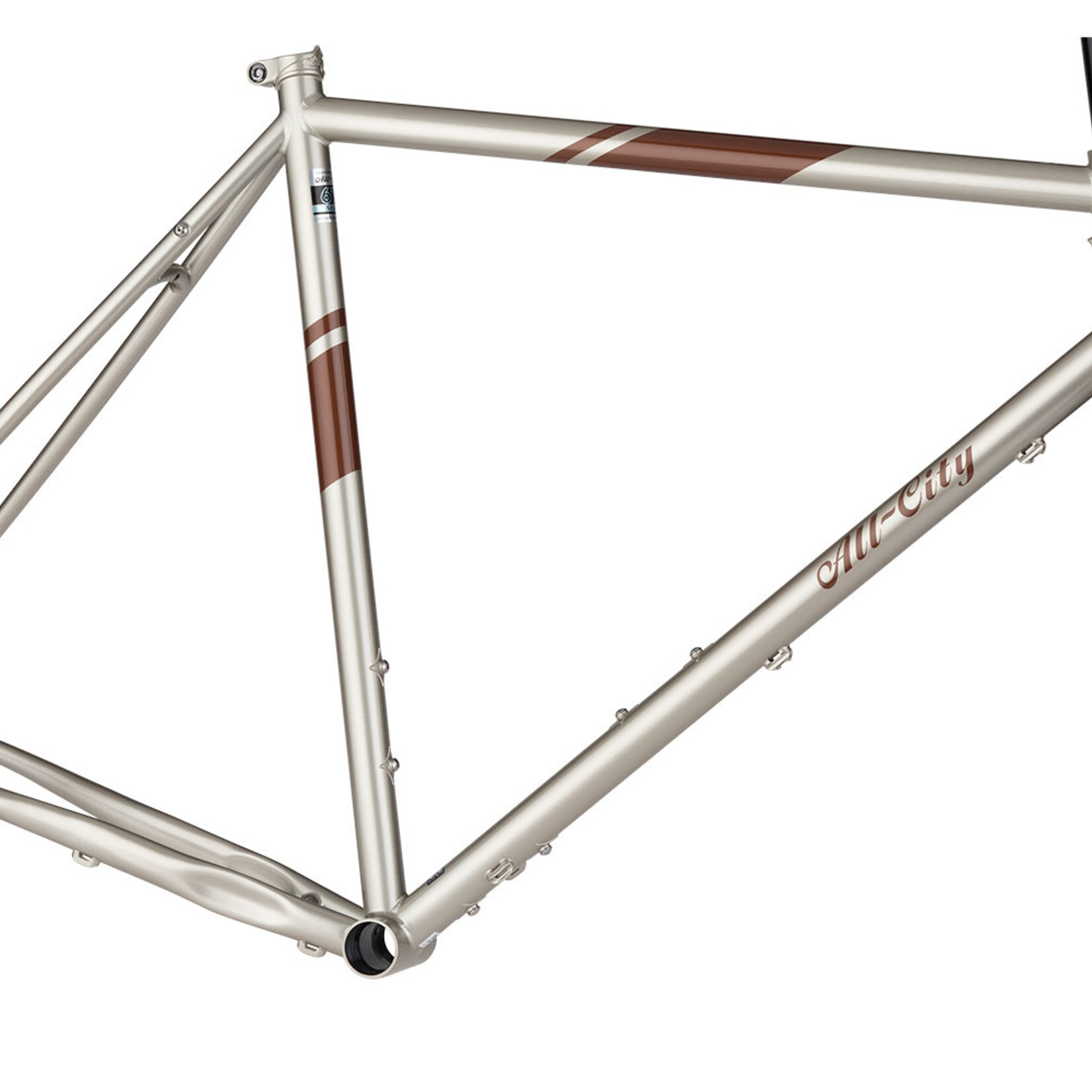 All-City All-City Space Horse Frameset - 700c/650b Steel Champagne Shimmer 49cm