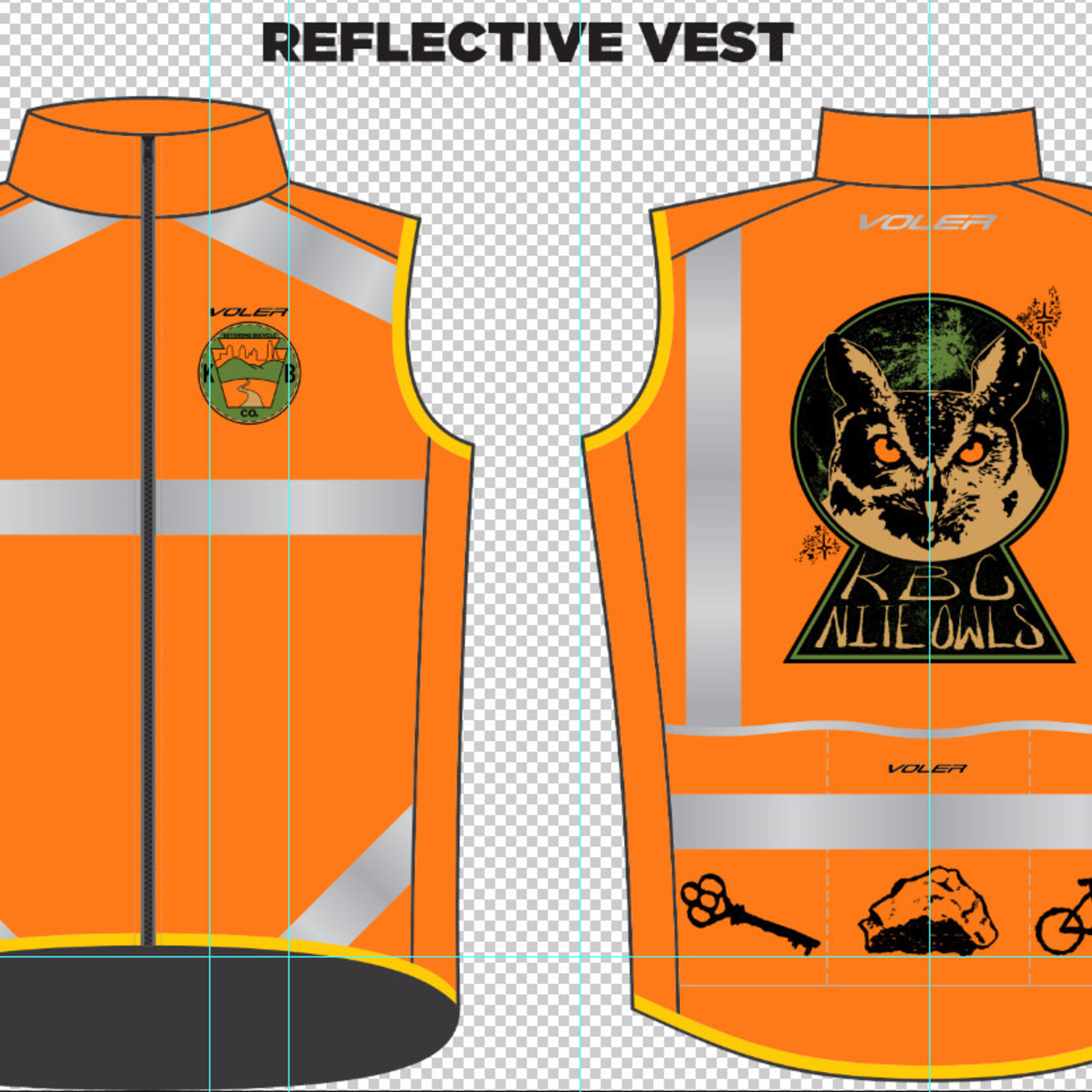 Voler KBC Night Owls Reflective Vest