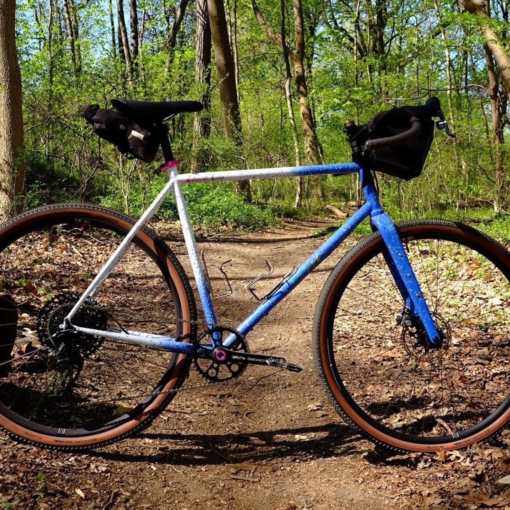 Crust Evasion Lite - Blue/White - Keystone Bicycle Co.