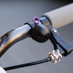 Spur Cycle SpurCycle Compact Bell - BLK+PUR  22.2