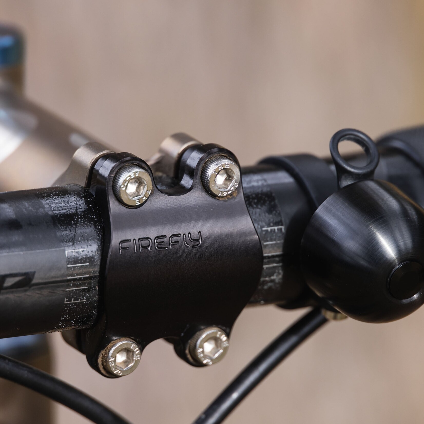 Spur Cycle SpurCycle Compact Bell - BLK+PUR  22.2