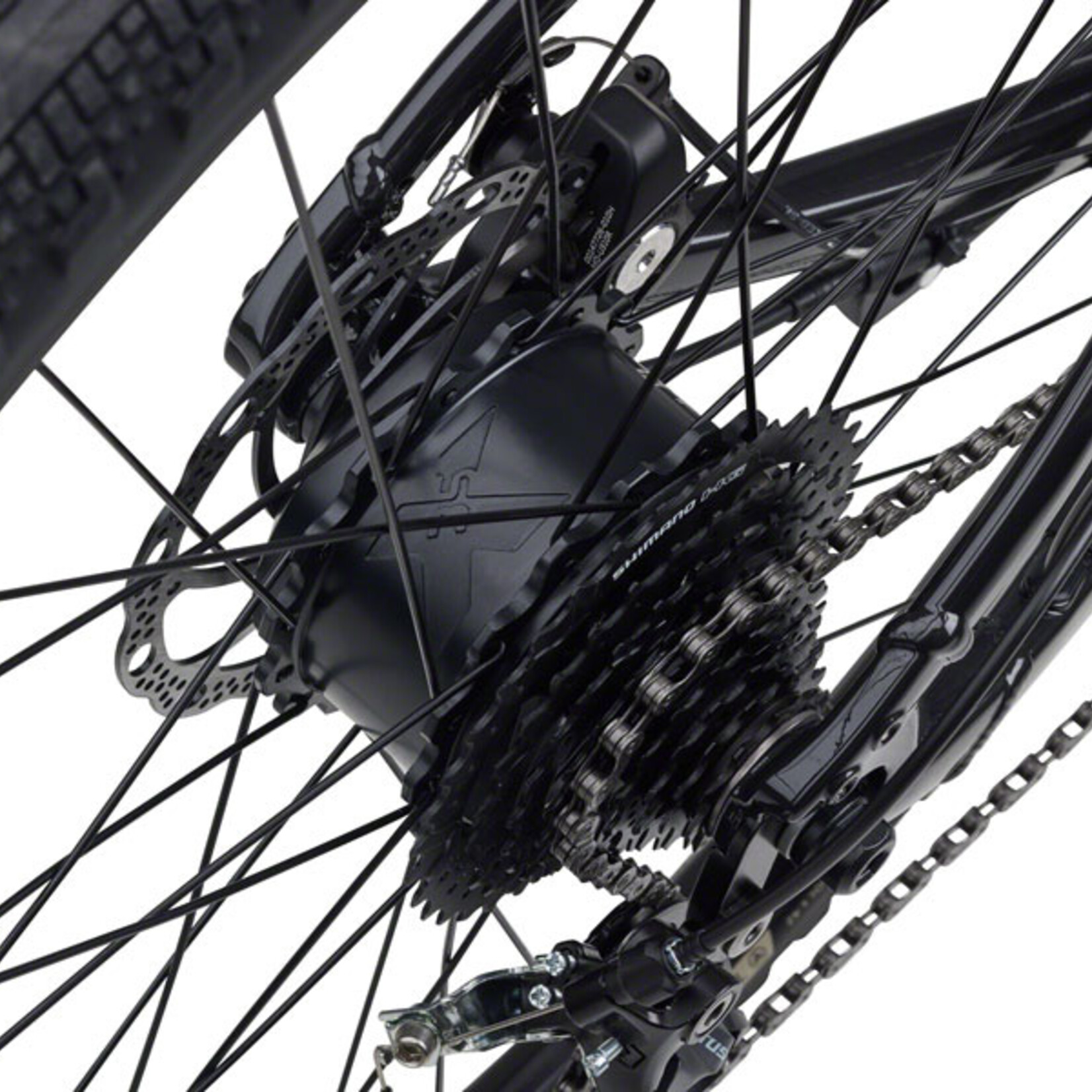 Salsa Salsa Confluence Flat Bar Altus 1x9 Ebike - 700c, Aluminum, Black, Small