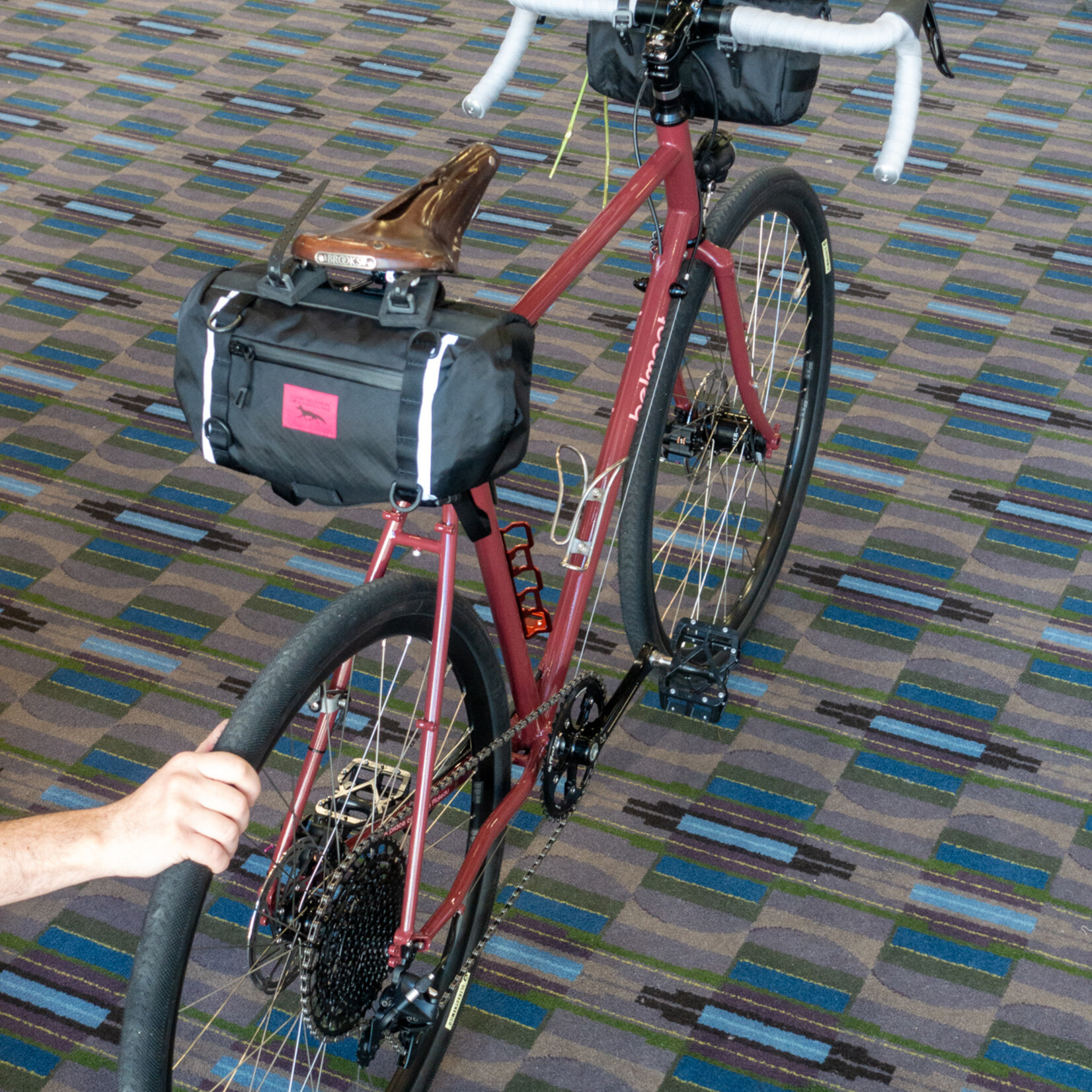 Bassi Belmont EXPO Bike Burgundy 57.5
