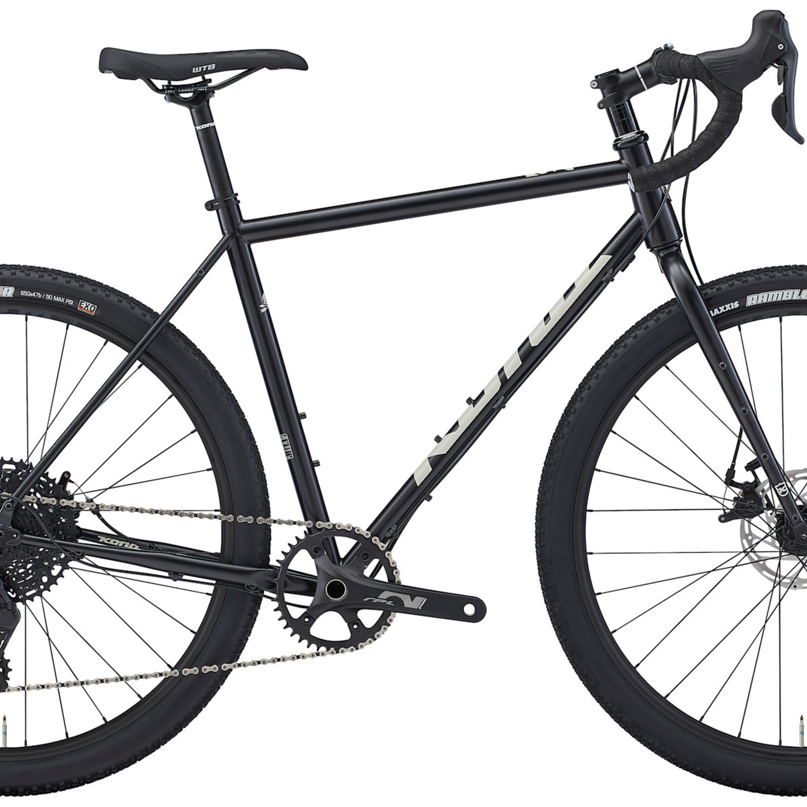 Kona Bicycle Company 36e Rove ST Black w/MicroShift 54cm