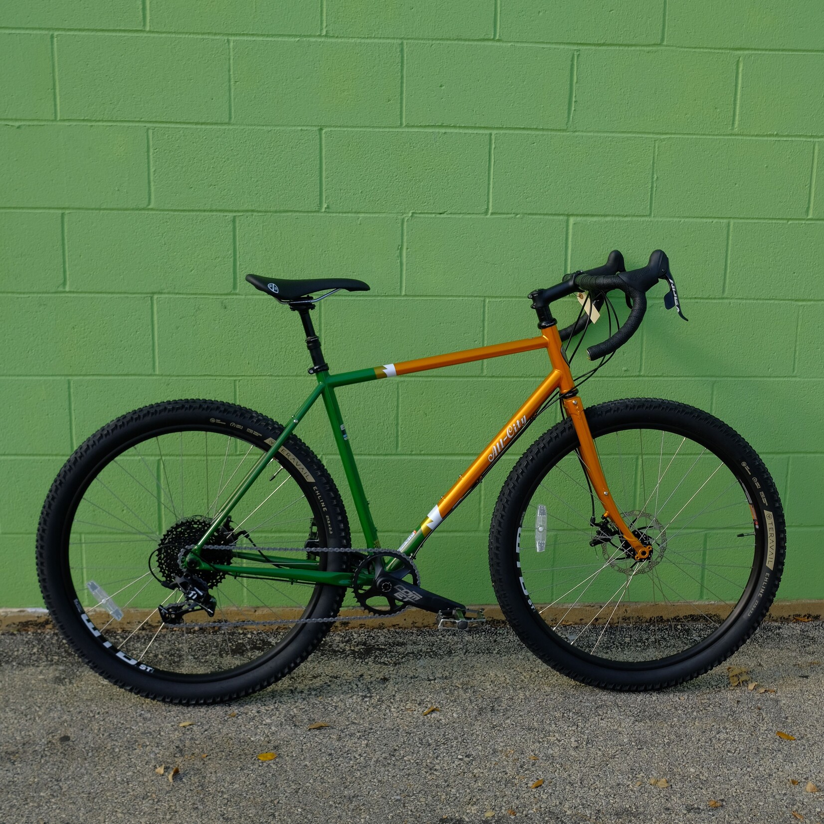 All-City All-City Gorilla Monsoon Bike - 650b, Steel, APEX, Tangerine Evergreen, 52cm