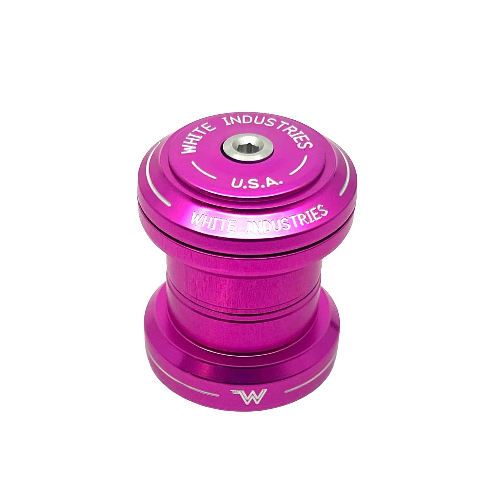 White Industries White Industries Headset, 1 1/8 Straight, Pink