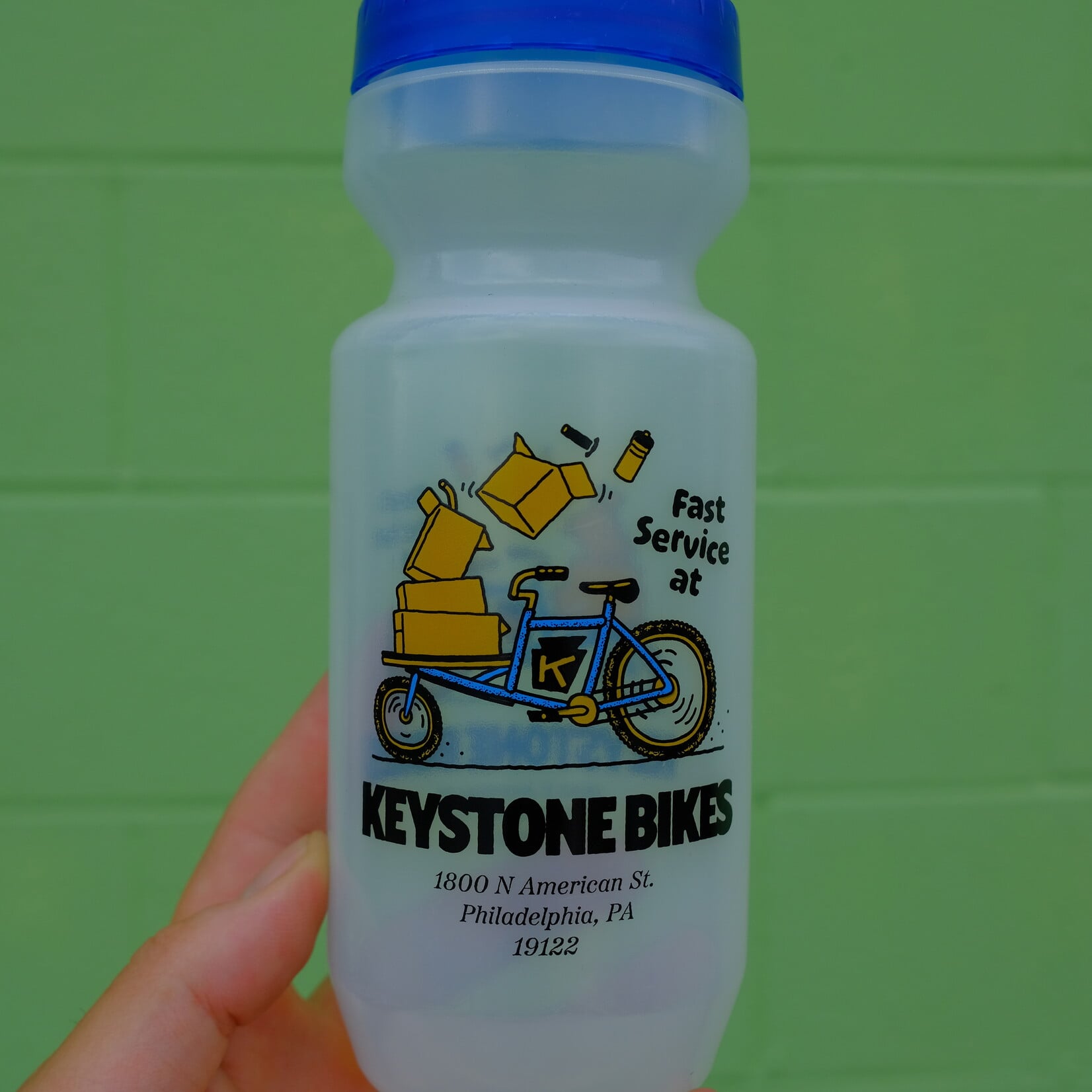 Specialized KBC Water Bottle 22oz - Cargo Bike/Blue Cap