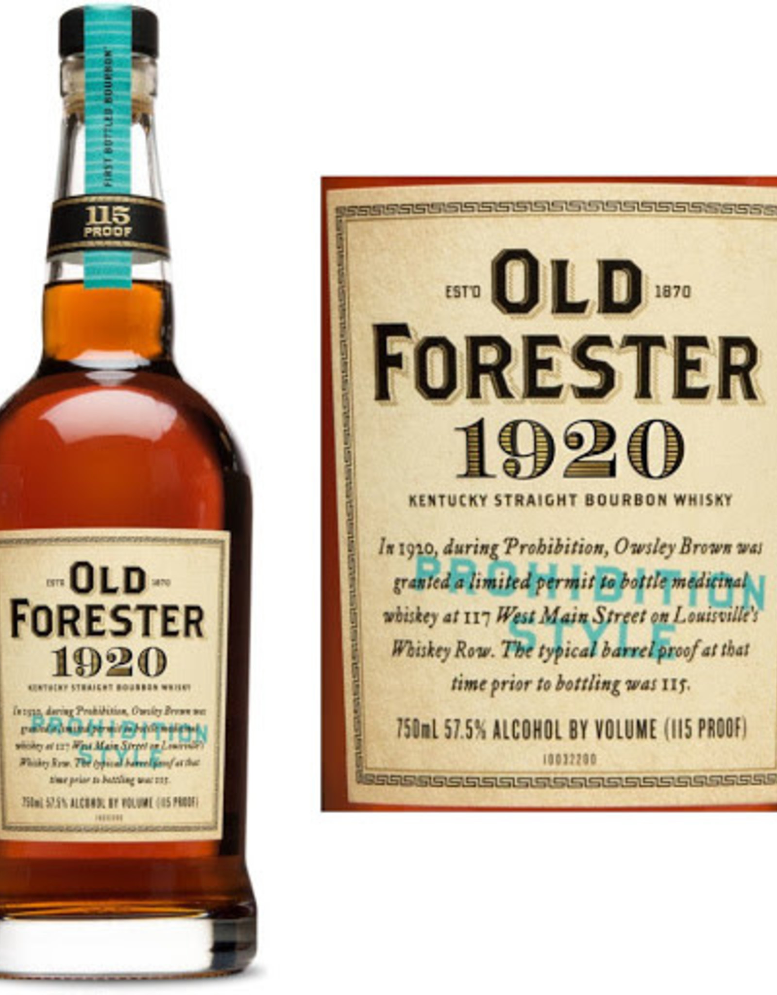 Old Forster Old Forester 1920 Prohidition Style 750 ml