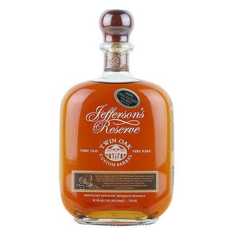 【日本未入荷】バーボン Jefferson's Reserve Twin Oak Jefferson's Reserve Very Old Very Rare Twin Oak Custom