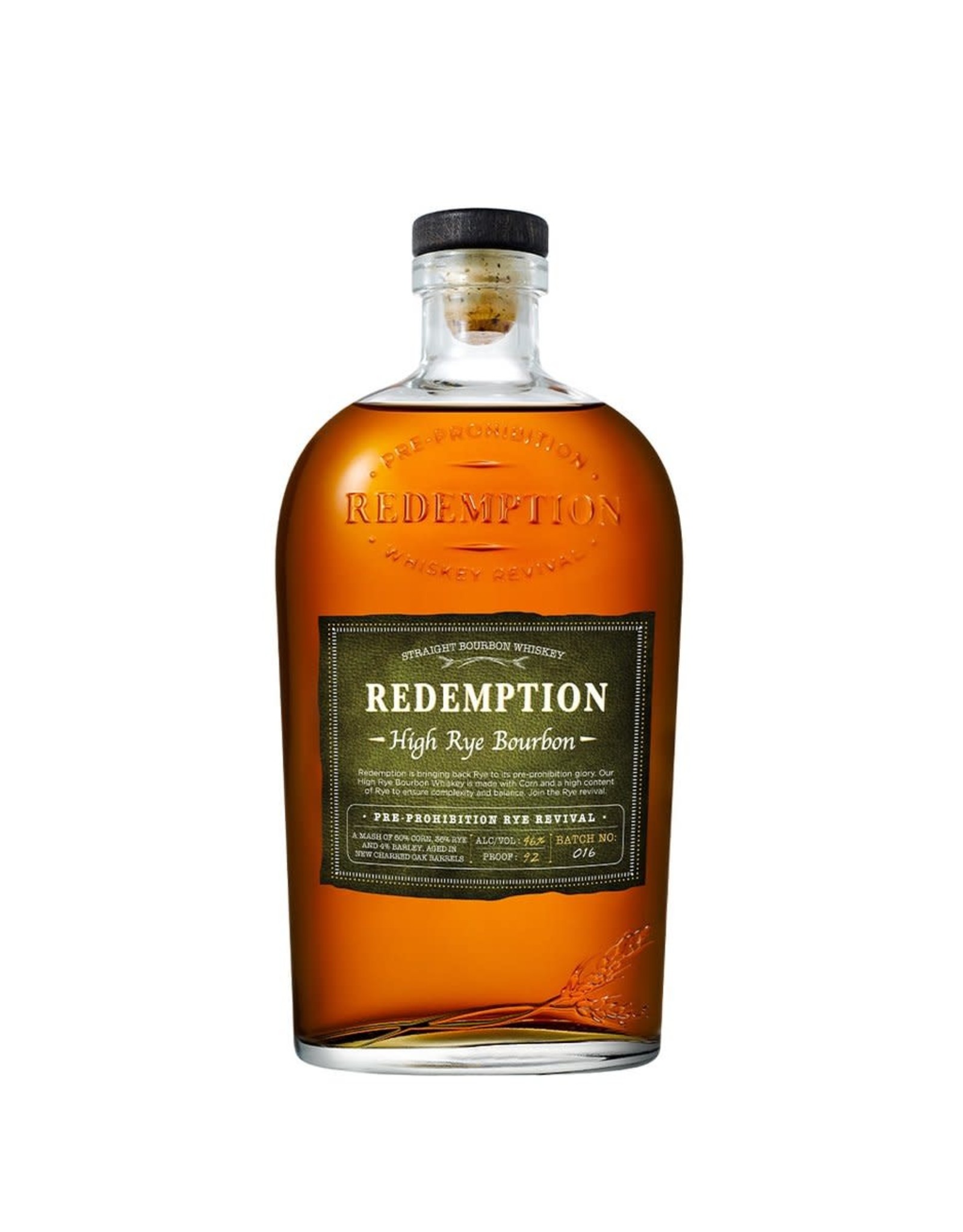 Redemption Redemption High Rye Bourbon 750 ml