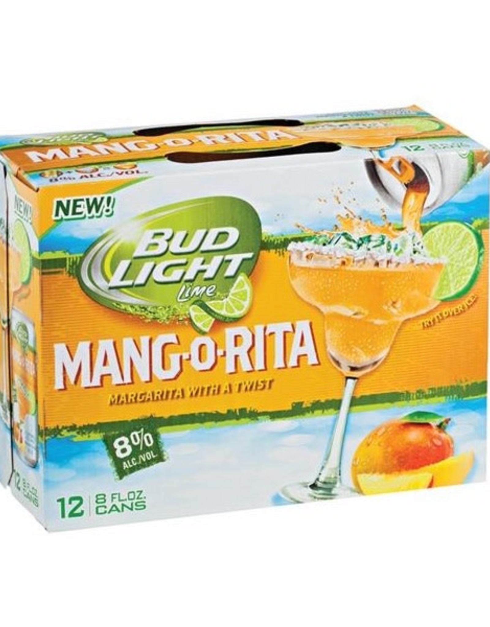 Budweiser Bud Light Mango-A-Rita 12 Pack Can