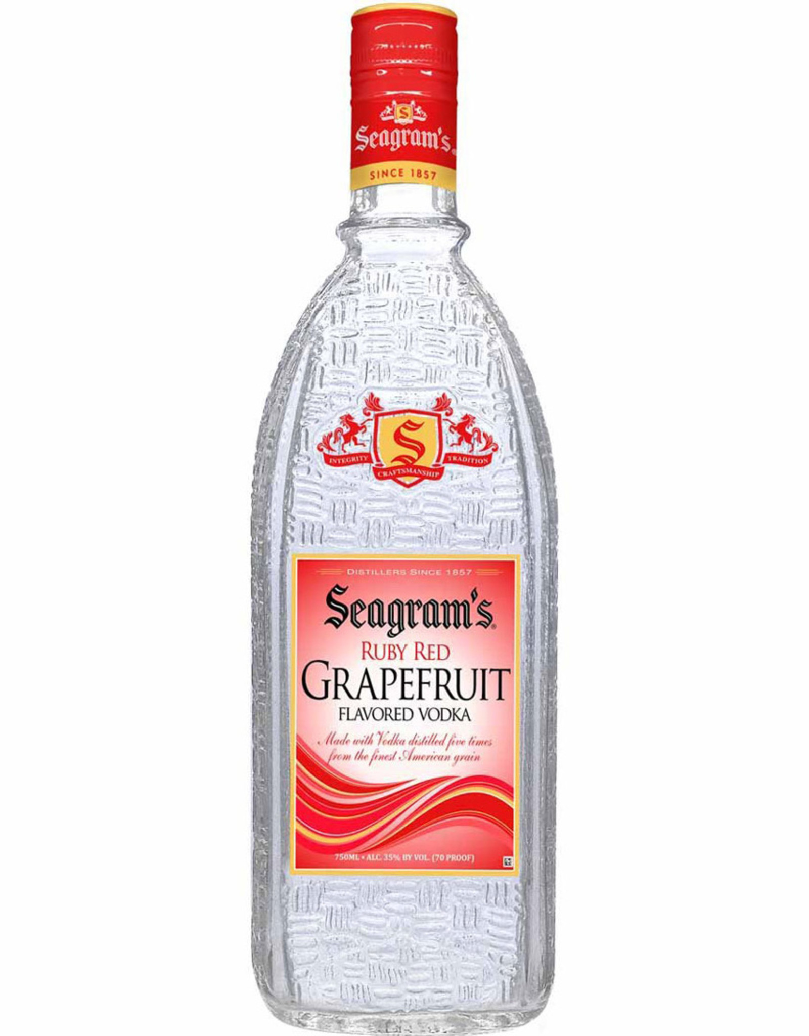 Seagrams Seagram's Ruby Red Grapefruit Vodka 750mL