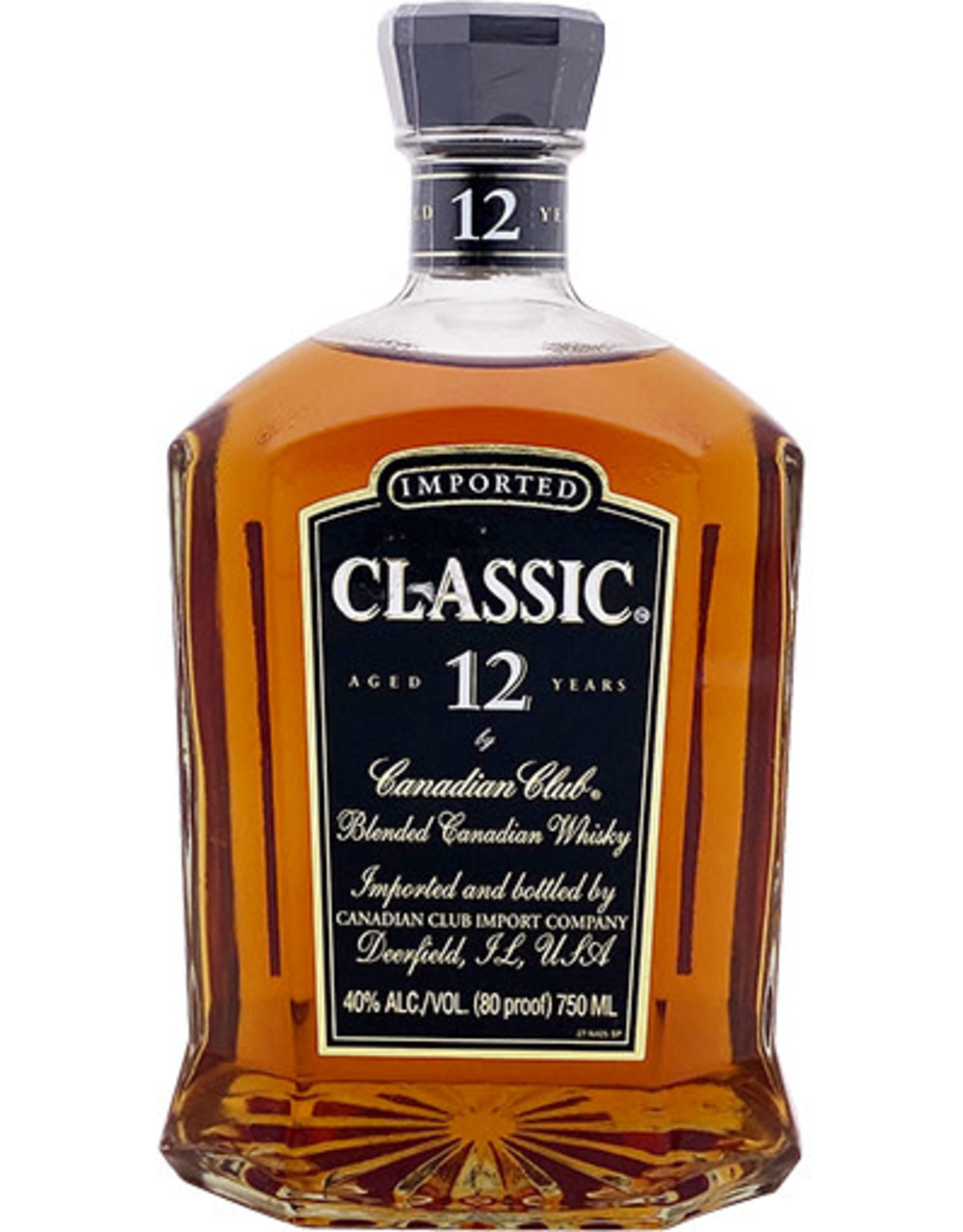Canadian Club Classic 12 Canadian Club Whisky 750ml
