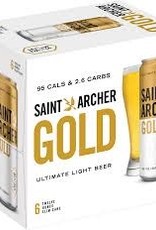 Saint Archer Saint Archer Gold Beer 6 Pack  Can