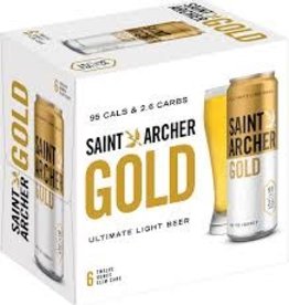 Saint Archer Saint Archer Gold Beer 6 Pack  Can