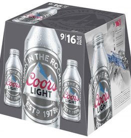 Coors Light Coors Light Aluminum 16 Oz 9 Pack