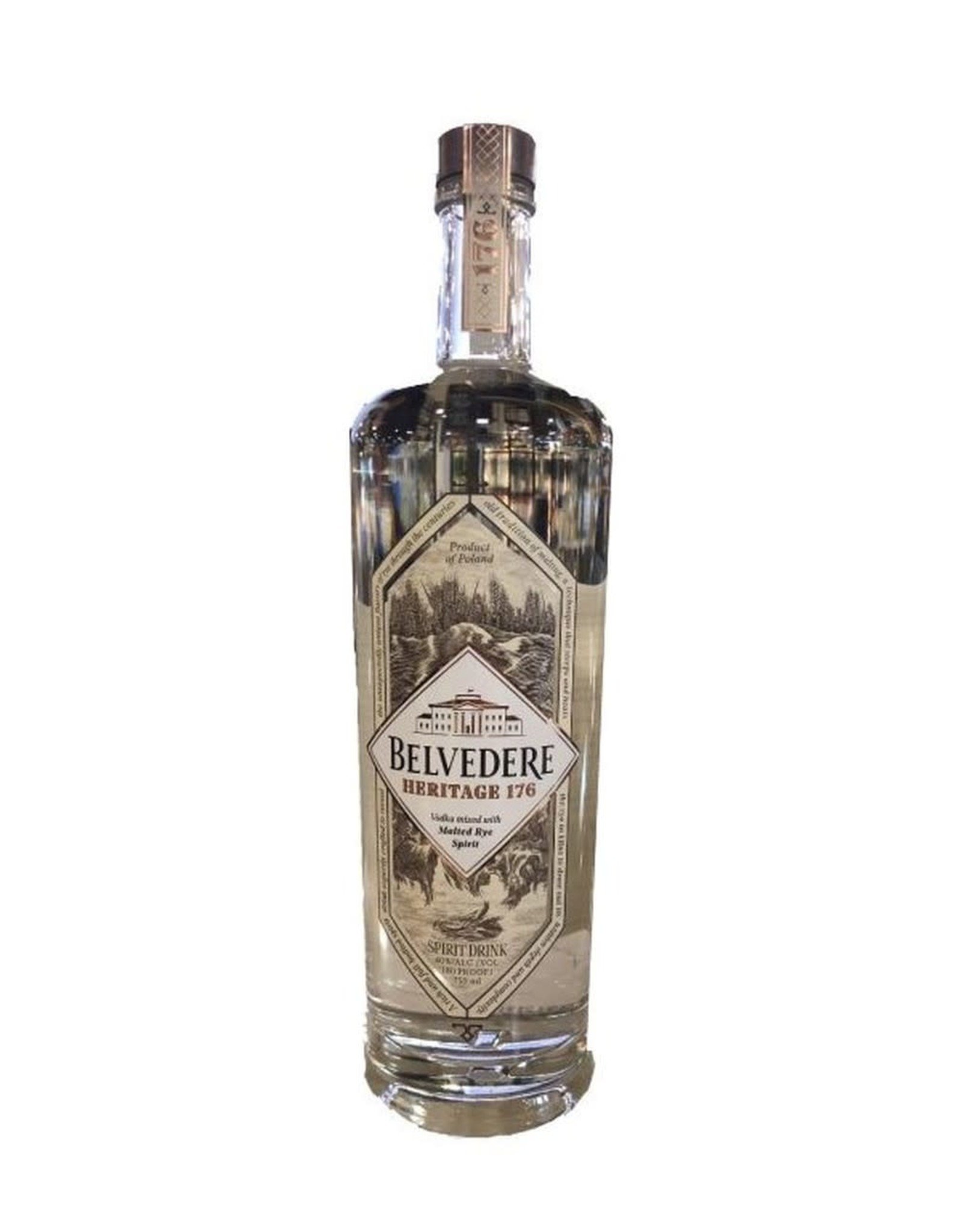 Belvedere vodka mixed with malted rye spirit