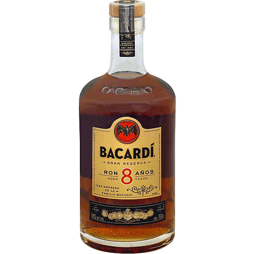 Bacardi Bacardi Rum Reserve Aged 8 Years 750 mL - The Hut Liquor Store