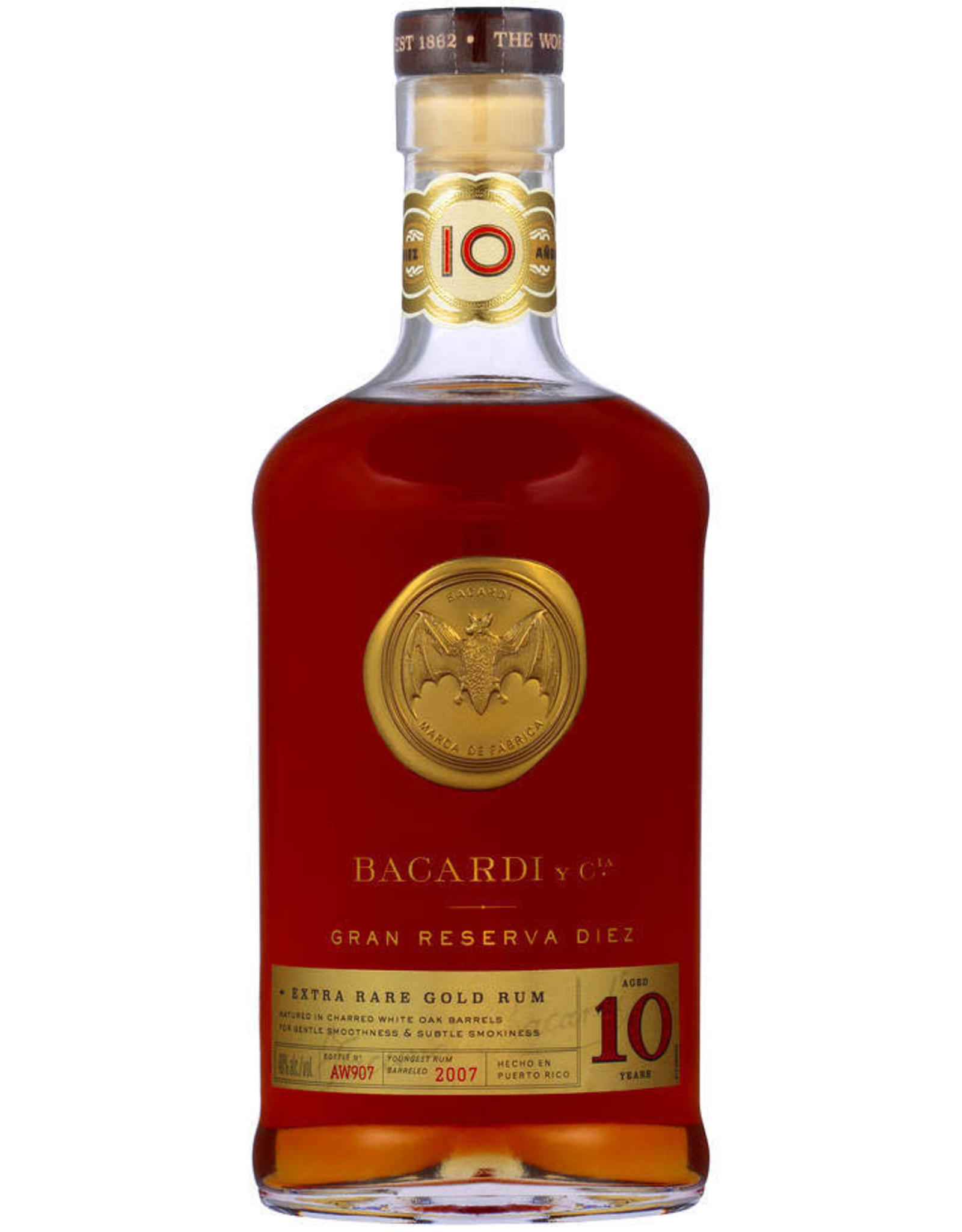 Bacardi Bacardi Gran Reserva Diez Aged 10 Years 750 mL