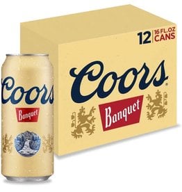 Coors Banquet 12 Pack Can
